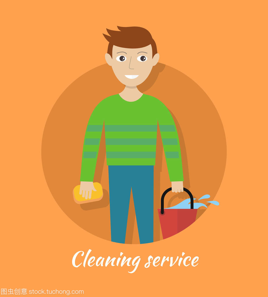 清潔服務中的經典工具 水桶與海綿的專業應用